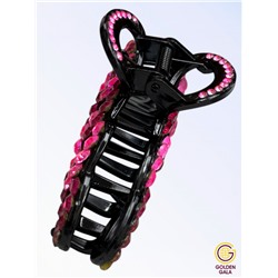 Заколка-краб для волос со стразами КР47