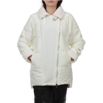 S24-263 MILK Куртка демисезонная женская (100 гр. холлофайбер)