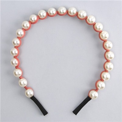 Ободок новогодний для волос с жемчугом «Желания исполнятся», 13 х 14 см