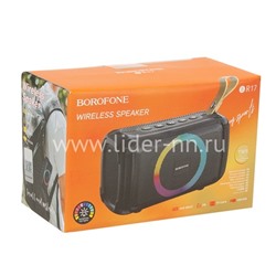 Колонка BOROFONE (BR17) Bluetooth/USB/MicroSD/TWS (черная)