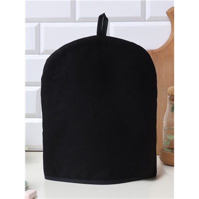 Грелка на чайник Этель Home collection black 28×28 см, 45% лён, 55% хлопок