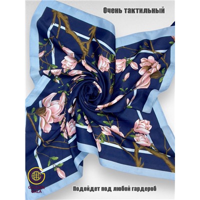 Платок утепленный Сакура цвет 3040/11 (темно-синий)