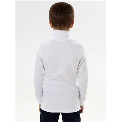 Детская водолазка из рибаны / Белый