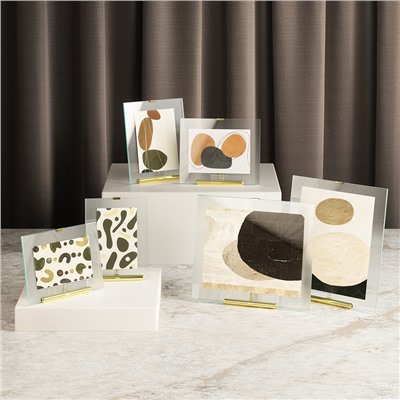 Фоторамка Flute, 26х30 см, латунь