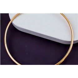 Дизайнерский чокер-обруч Золотая дуга + Подарок