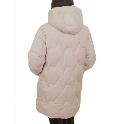 2404 BEIGE Куртка зимняя женская (200 гр. холлофайбер)