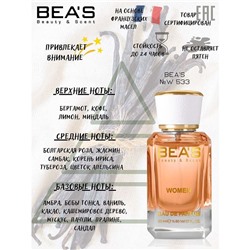 Beas W533 Carolina Herrera Good Girl Women edp 50 ml, Парфюм женский Beas W533 создан по мотивам аромата Carolina Herrera Good Girl