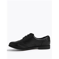 Kids’ Leather Lace-up Brogues School Shoes (13 Small - 7 Large)
