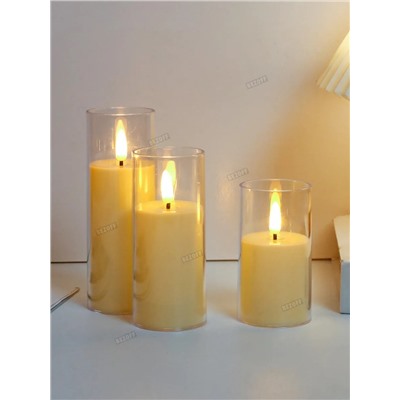 Свечи с эффектом мерцания (1 шт) (3562)