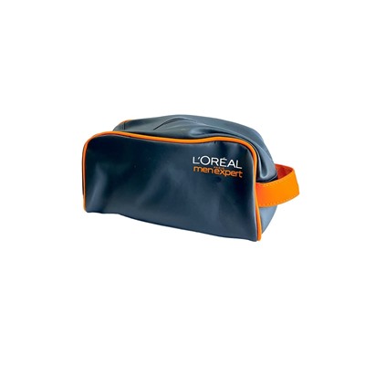 Косметичка Лориаль Men дорожная серая 22*10*9см