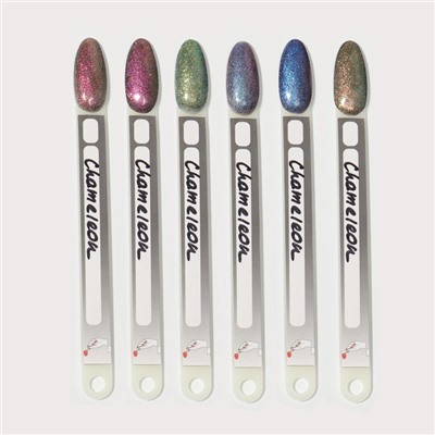 Гель лак для ногтей «Хамелеон», кошачий глаз, трехфазный, 8 мл, LED/UV, зелёный, жёлтый (01)