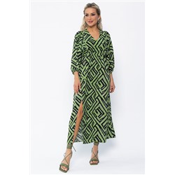Платье Неповторимая (зеленое) П13640-33М