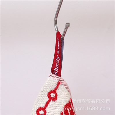 Zhiyang towel, four-layer cotton jacquard gauze, red cat hand wipe towel, soft absorbent kitchen towel factory price wholesale