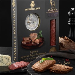 Подарочный набор Дуэт "Золотой Олень" с паштетом