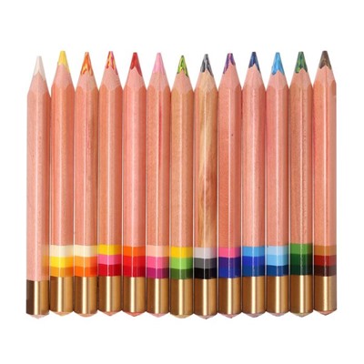 Карандаши цветные многоцветные Koh-I-Noor jumbo MAGIC 3404, 12 шт., с ластиком и точилкой, в картонной упаковке, с европодвесом