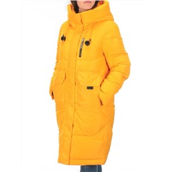 M-2258 YELLOW Пальто зимнее женское MEAJIATEER (био-пух)