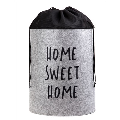 Органайзер для хранения "Корзина для белья "SWEET HOME", на завязках, 40х32х48см, 42л