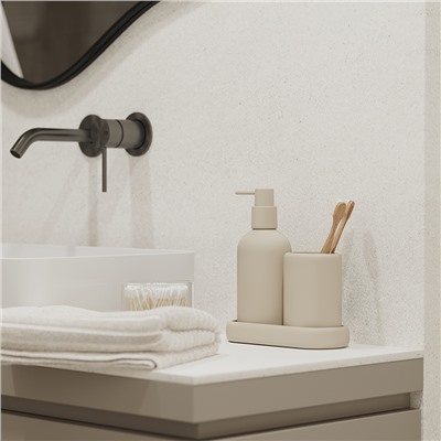 Подставка для ванных принадлежностей Slim, светло-серая, малая