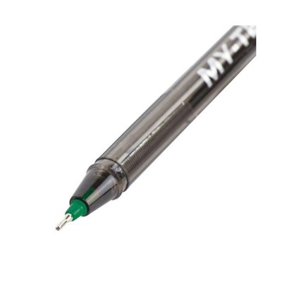 Ручка шариковая масляная PENSAN My-Tech, ЗЕЛЕНАЯ, игольчатый узел 0,7мм, линия 0,35мм, 2240/25