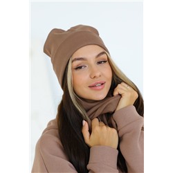 Шапка 25-608L11 капучино