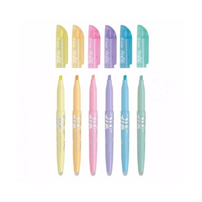 Текстовыделитель PILOT FriXion Light Soft 1-3мм желтый пастельный