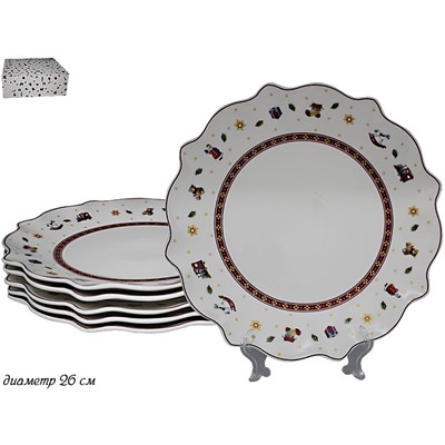 105-608 Игрушки Тарелка из фарфора в под/упак