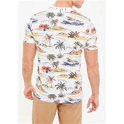 Island Print T-Shirt