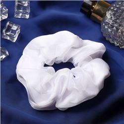 Резинка для волос «Орбита», нежность классика, 11 см, белая