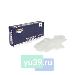 Перчатки Aviora виниловые, размер M, 100 шт.