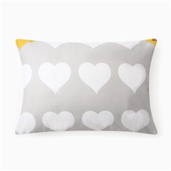 Наволочка Этель Heart 50*70 ± 3 см, 100% хлопок, бязь 125 г/м²