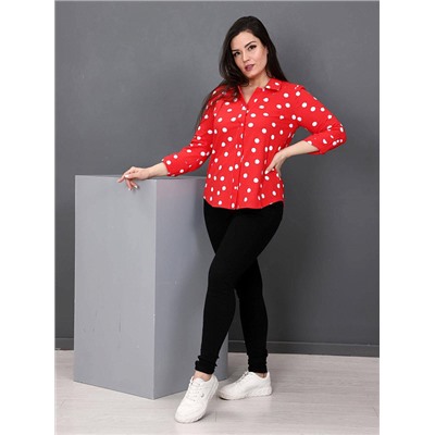 Рубашка Делина красный ИвК