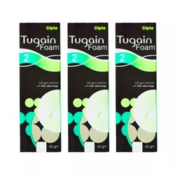 Набор пены Тугэйн 2% (3 x 60 г), Tugain Foam 2 Set, произв. Cipla