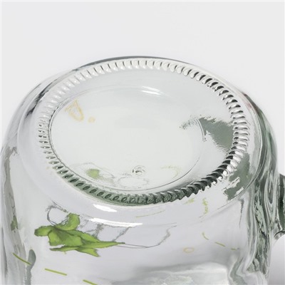 Кружки Доляна «Яркий лимонад», 450 мл, набор 2 шт.: с крышками и трубочками, стекло, прозрачные