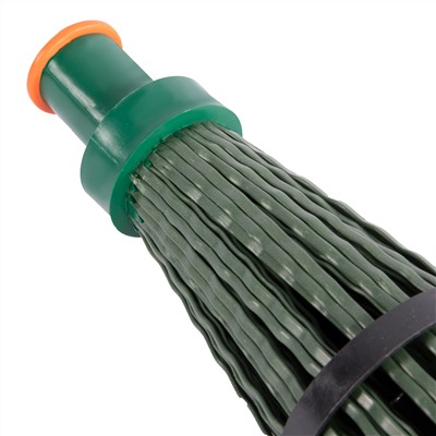 Метла полипропиленовая, 140 х 310 мм, круглая, с фиксирующим ободом, без черенка, Сибртех