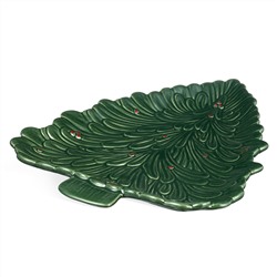 БЛЮДО СЕРВИРОВОЧНОЕ "GREEN PINE" 29*23*2,5 СМ