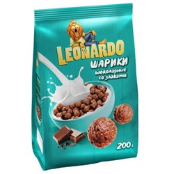 Leonardo готовый завтрак Шоколадные шарики 400 г/KDV
