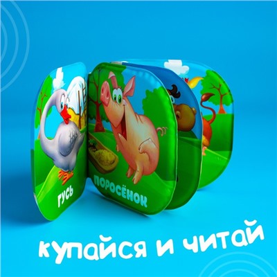 Книжка для ванны «Кто живет в деревне?»
