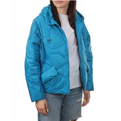 23-061 BLUE Куртка оверсайз демисезонная женская (синтепон 100 гр.)