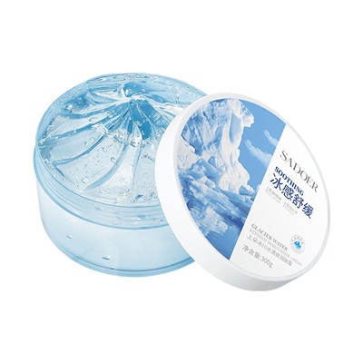 Увлажняющий гель для тела с ледниковой водой охлаждающий SADOER, 300 гр.