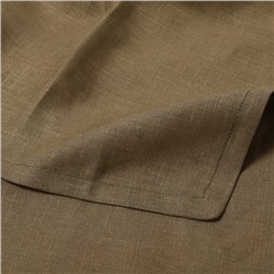 Скатерть Этель Linen collection khaki 145х180см, 100%лён 210 г/м2