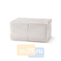 Бумажные салфетки 33 x 33 см., 250 шт., 1 сл., белые