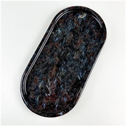 Радуга Самоцветов Блюдо из Арфведсонита (Нуумит)