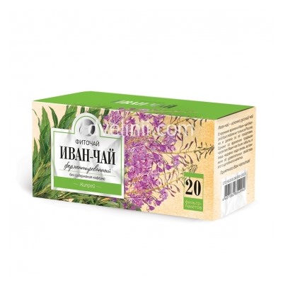 Фиточай "Иван-чай" ферментированный, 20 фильтр-пакетов по 1,2 г