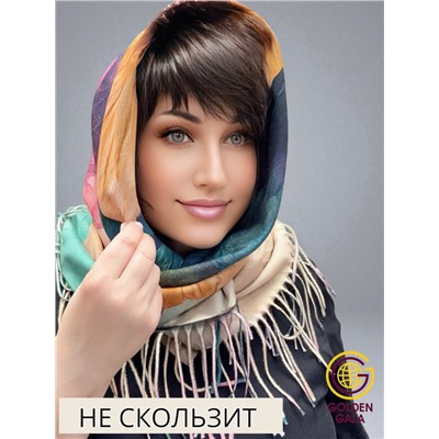 Платок теплый кашемировый с 3D принтом Арт 2591П/08