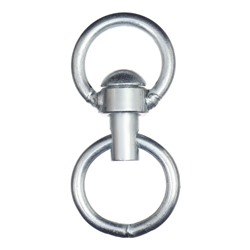 Вертлюг большой с кольцом (длина-9 см, ширина-4,5 см)