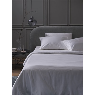 Комплект постельного белья из плотного сатина белого цвета из коллекции Essential, 150х200 см