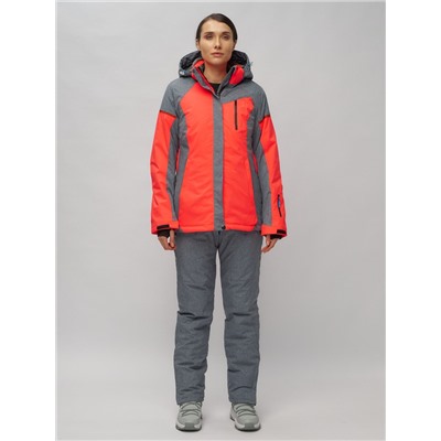 Горнолыжный костюм женский розового цвета 02272-2R