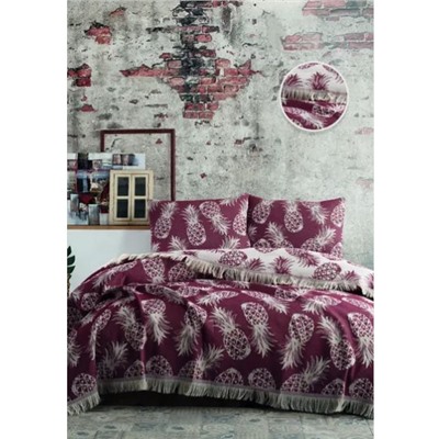 Плед ANANAS BED SPREAD цвет красный (RED)
