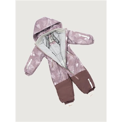 Комбинезон утеплённый для девочки NIKASTYLE 8м1625 Какао шоколад