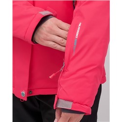 Горнолыжный костюм женский зимний УЦЕНКА малинового цвета 02810M